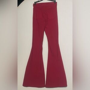William Rast Red Flared Pants